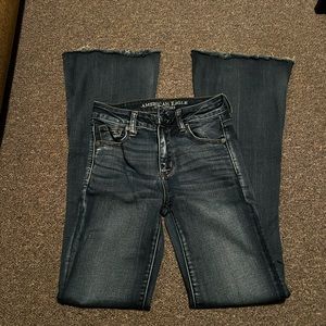 Raw hem American eagle jeans